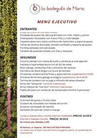 LA BODEGUITA MENÚ EJECUTIVO